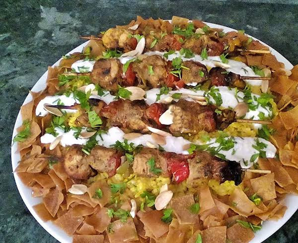 فتة شيش طاووك