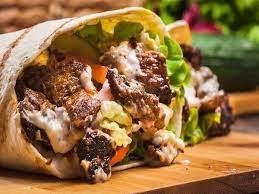 كريب شاورما لحمة