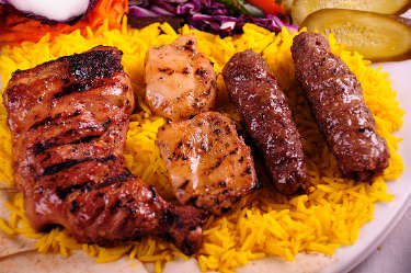 وجبه علي الفحم مكس بلس