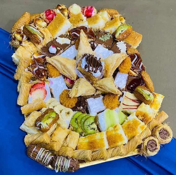 طبق 2 كيلو حلويات شرقي