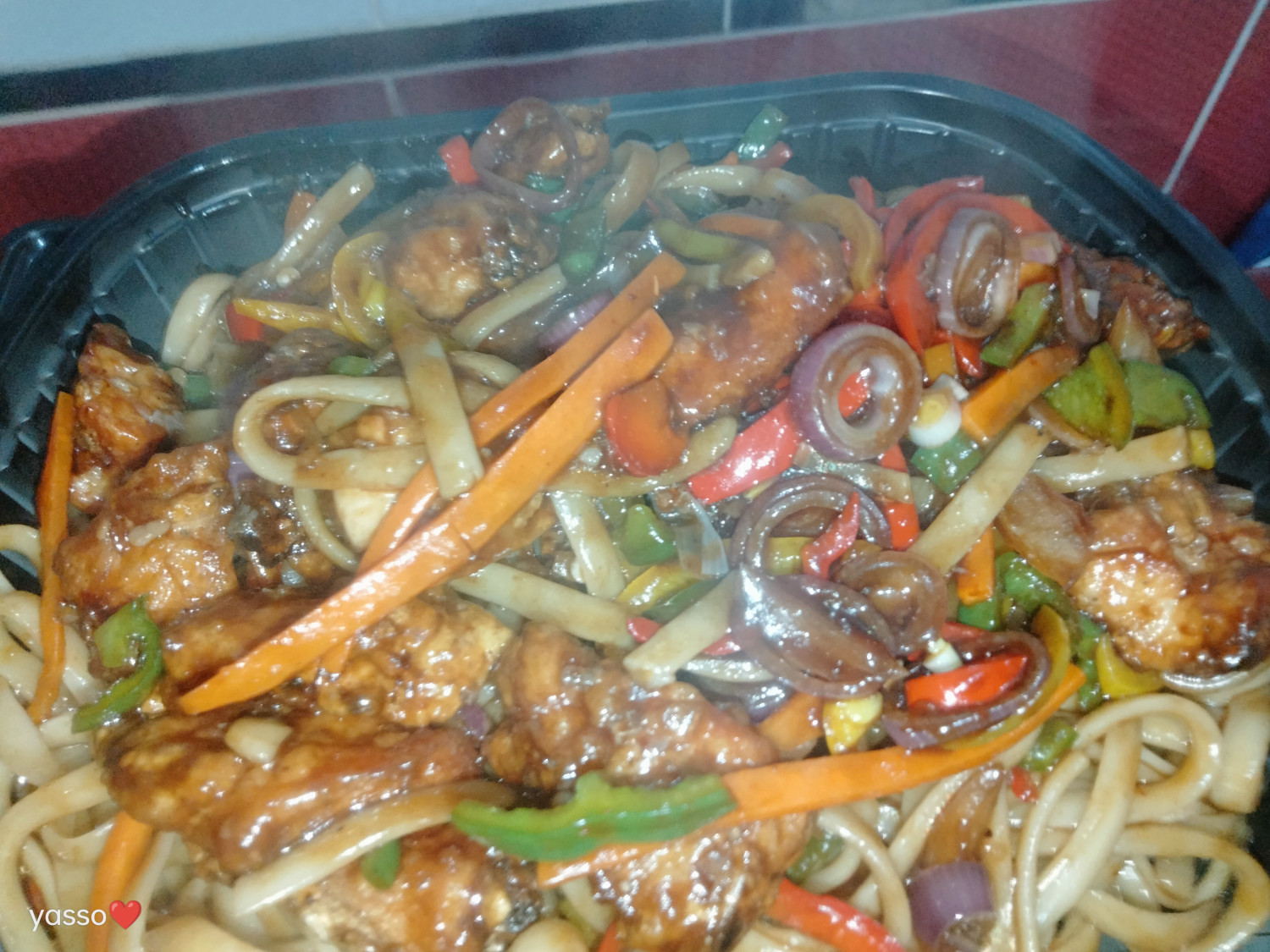 نودلز فراخ جريل